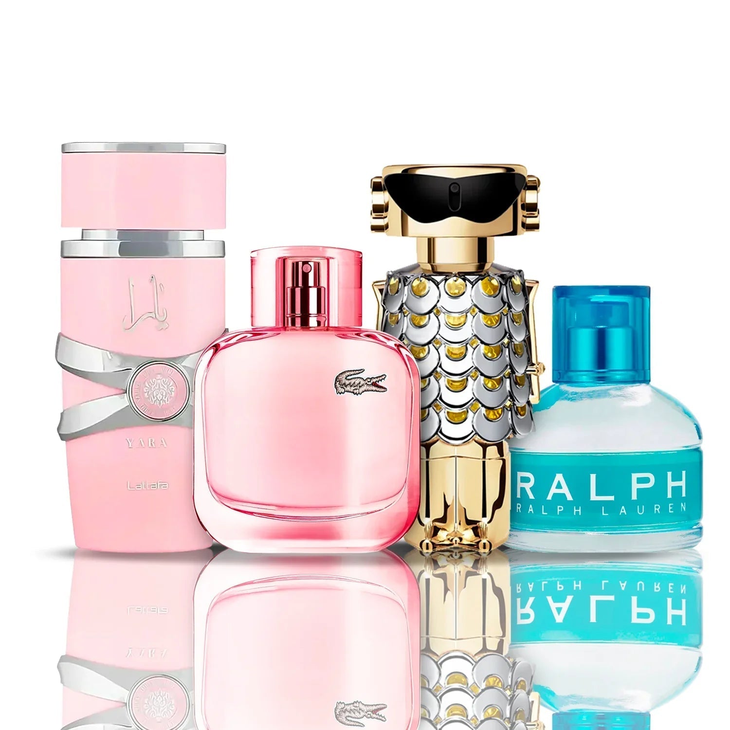 Zestaw 4 Perfum | Fame + Yara + Lacoste Sparkling + Ralph Lauren